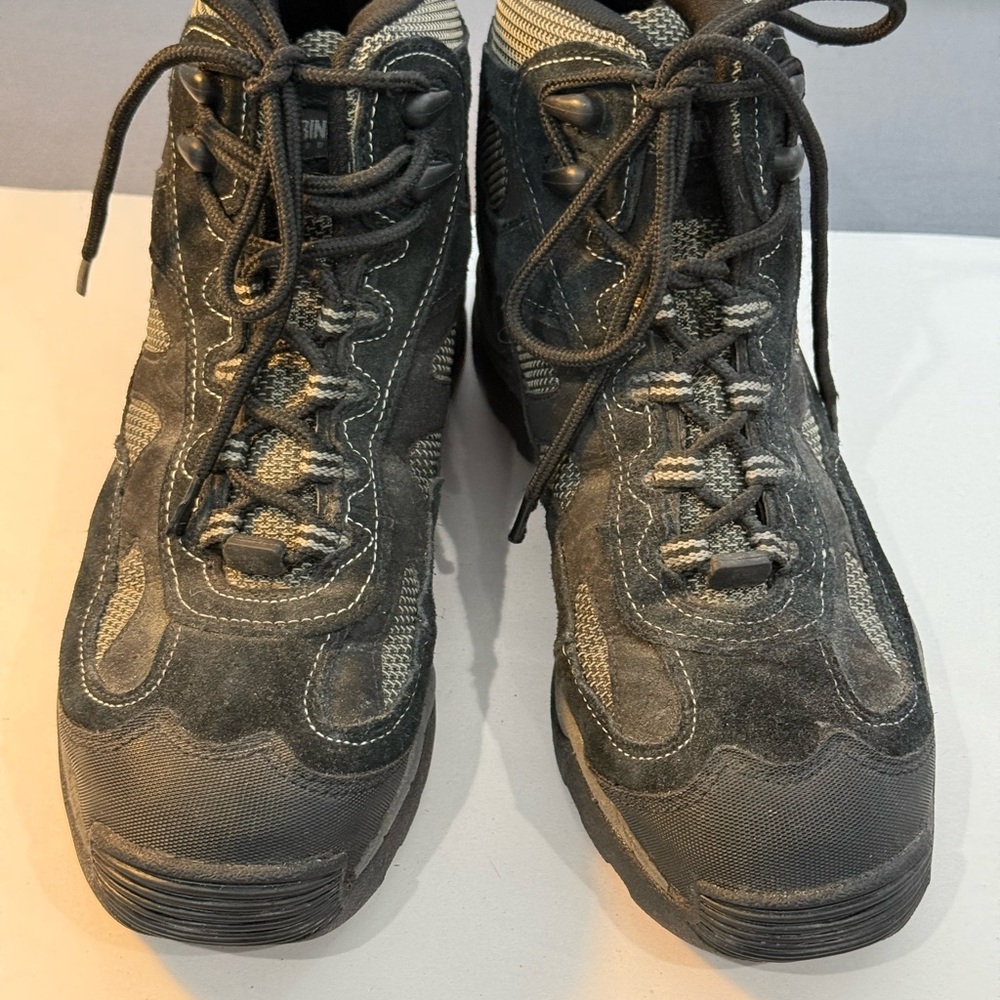 Wolverine Black and Gray Men's Work Safety Boots Size 12